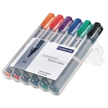 Afbeelding van Staedtler Merkstift Lumocolor Flipchart 6 Stuks Marker