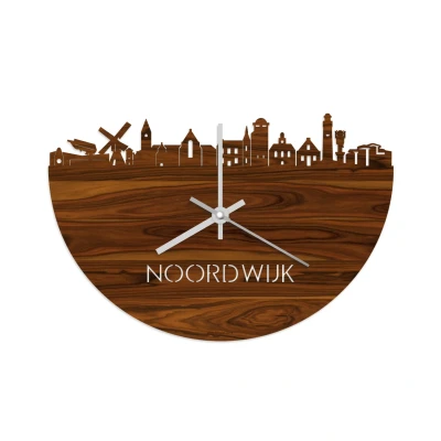 Afbeelding van Skyline Klok Noordwijk Palissander