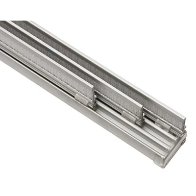Afbeelding van GARDINIA Rails voor paneelgordijnen, complete set, 3 rails, 170 cm, aluminium, 31173