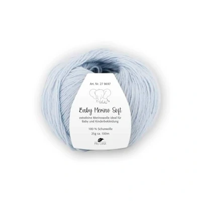 Afbeelding van PRO LANA Baby Merino Soft Kleur: lichtblauw (56) 25 g/ca. 100 m wol