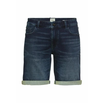 Afbeelding van camel active Jeansshort, Heren, Maat: 42, Dark indigo