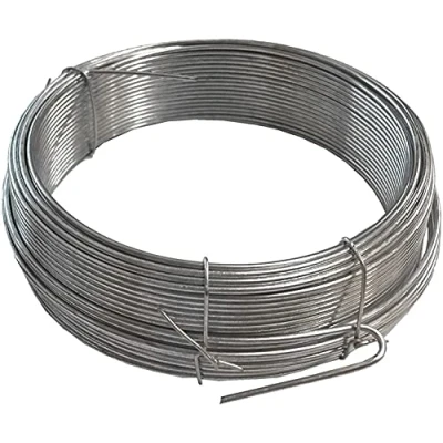 Afbeelding van Merriway BH00327 2 mm x 20 m verzinkt tuindraad, wit