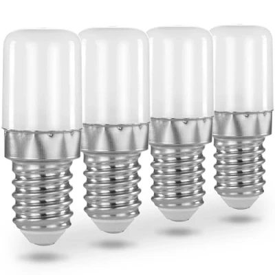Afbeelding van Poppstar 4x Led Koelkastlamp, E14, 1,6W, koud wit, 150 lm (16W), Lamp voor Koelkast, Zoutlamp
