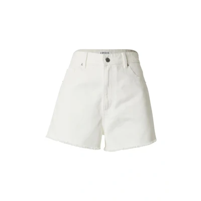Afbeelding van Edited Jeans Tardis Jeansshort, Dames, Maat: 34, Weiß