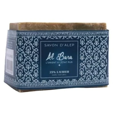 Afbeelding van Al Bara Aleppo Zeep Olijfolie &amp; 35% Laurierbesolie 200GR