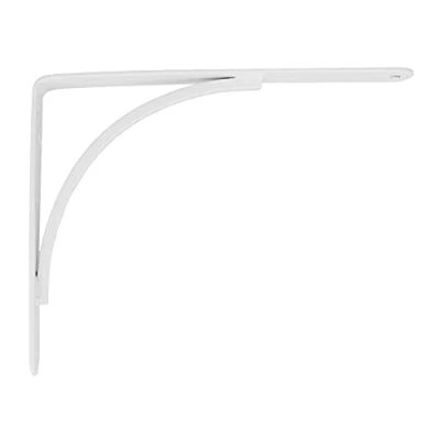 Afbeelding van AMIG Plankdrager/planksteun van metaal gelakt wit H200 x B150 mm Tot 75 kg Plankdragers