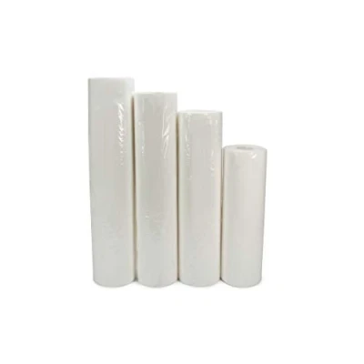 Afbeelding van Medische crêpe 2 laags, 9 rollen, afmetingen 39 cm x 50 m, hoogwaardige witte ligafdekking, dubbellaagse geperforeerde papierrol, ideaal voor ziekenhuizen, praktijken, tattoostudio&#039;s enz.