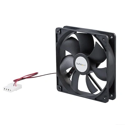 Afbeelding van StarTech.com 120x25mm Ventilator voor Computerbehuizing met Dubbele Kogellagers en LP4 Connector