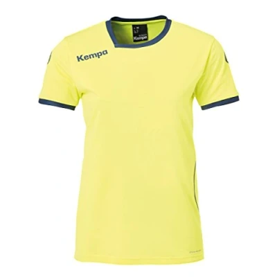 Afbeelding van Kempa Curve Sportshirt Maat XL Mannen geel/blauw