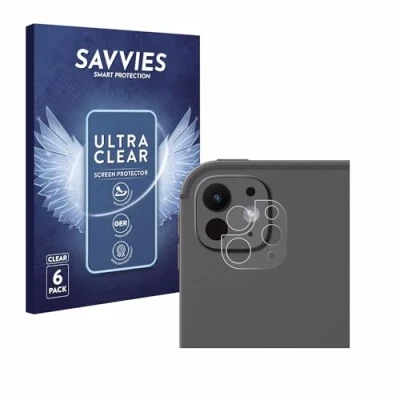 Afbeelding van Savvies Screenprotector voor Apple iPad Pro 13&quot; 2024 (ALLEEN Camera Lens) Folie Beschermfolie transparant (6 Stuks)