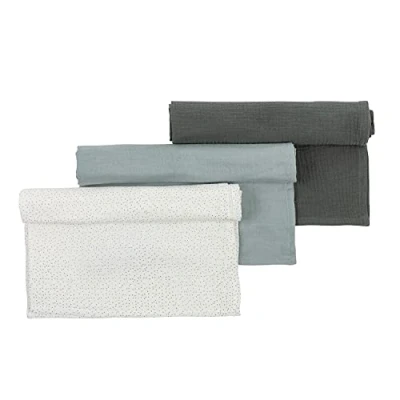 Afbeelding van Nattou Swaddle Mousseline Doeken Set 3 Axel en Luna 65x65 cm Groen