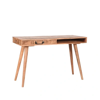 Afbeelding van LABEL51 Steady bureau mangohout 118x50x77 cm Hout