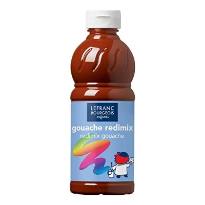 Afbeelding van L&amp;B Plakkaatverf Redimix Burnt Sienna 500ml