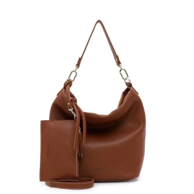 Afbeelding van SURI FREY Schoudertas Orry Hobo Bag Darkcognac Bruine
