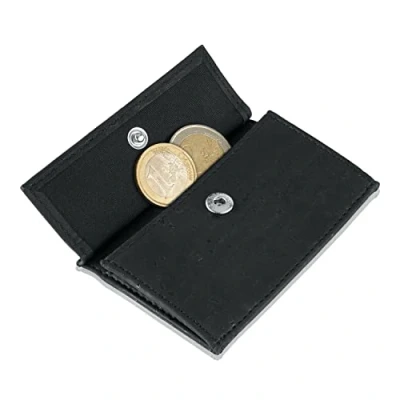 Afbeelding van Slimpuro Coin Pocket Met RFID Beschermkaart voor Znap Slim Wallet Zwart