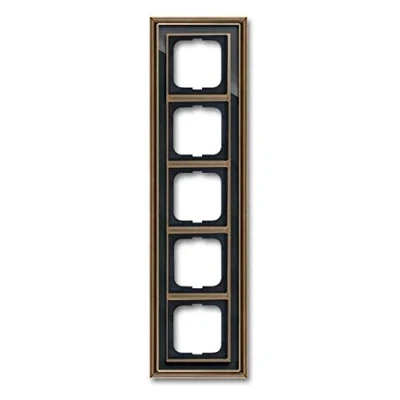 Afbeelding van Abb busch jaeger afdekraam 5 voudig dynasty antiek antraciet 2cka001754a4662