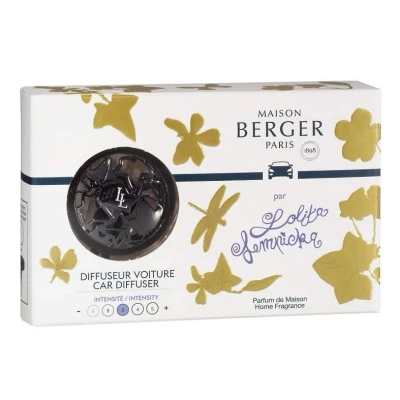 Afbeelding van Startersset + 1 navulling Lolita Lempicka Gun metal Autoparfum Maison Berger