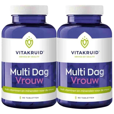 Afbeelding van Gratis Verzending: 2x Vitakruid Multi Dag Vrouw 90 tabletten