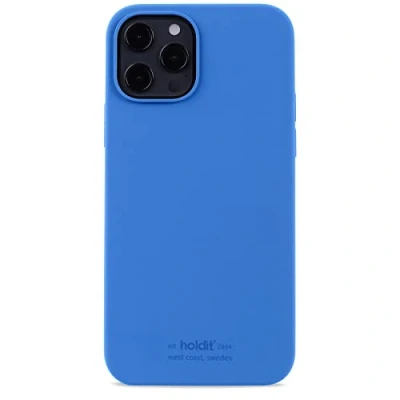 Afbeelding van Holdit Siliconen Hoesje iPhone 12/12 Pro (6,1&quot;) 0,8mm Ultra thin Silicone Case Volledige Bescherming en voor de cameralenzen Gripvriendelijk oppervlak Sky Blue