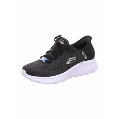 Afbeelding van Skechers Sneakers laag, Dames, Maat: 39, Bkw black white Kunststof/ textiel
