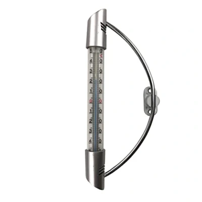 Afbeelding van Outdoor thermometer met stijlvol ontwerp betrouwbare tuinthermometer geschikt voor buitenmuur kas patio schuur garage gemakkelijk op te hangen temperatuurmeter