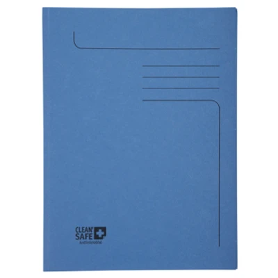 Afbeelding van Dossiermap Exacompta Clean&#039;Safe 2kleppen blauw