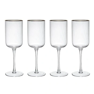 Afbeelding van Mikasa Sorrento 4 delige kristallen rode wijnglazen set, 450ml
