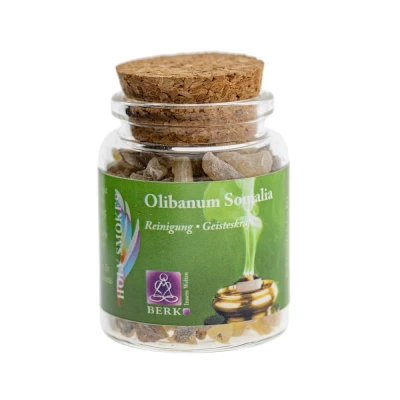 Afbeelding van Wierookhars Olibanum Somalië in Glas