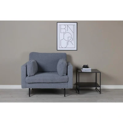 Afbeelding van Svea Kiva fauteuil Teddy donkergrijs