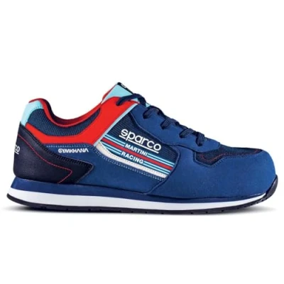 Afbeelding van Sparco Gymkhana S1P Martini R, maat 41, blauw, mocassin rijstijl unisex volwassenen, EU, Meerkleurig, 42/50 EU