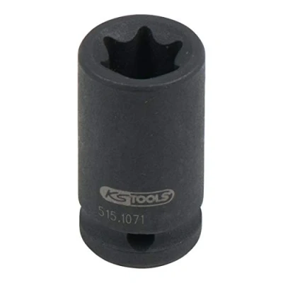 Afbeelding van KS Tools, Dopsleutel + dopmoer, 515.1071 (1/4&quot;)
