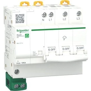 Afbeelding van Schneider electric resi9 overspanningsbeveiliging 3p n type 2 10ka r9l12710