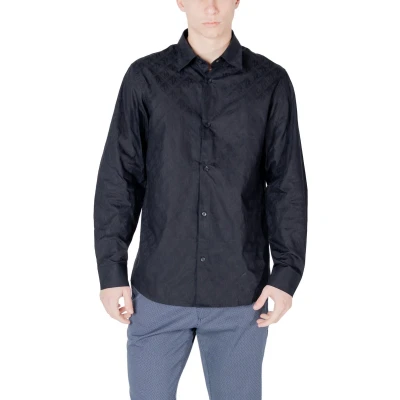 Afbeelding van Armani Exchange Overhemd, Heren, Maat: Medium, Deep navy