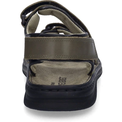 Afbeelding van Josef Seibel RAFE Outdoorsandalen, Heren, Maat: 41, Moos Leer