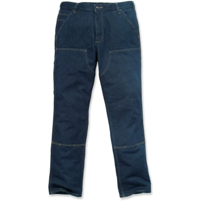 Afbeelding van Werkbroek Carhartt Men Double Front Dungaree Jeans Erie W32/L34