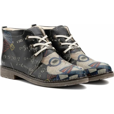 Afbeelding van GOBY Math Cath Enkel Laars laarzen Damesboots Dames Ankle boot Handmade Maat 36