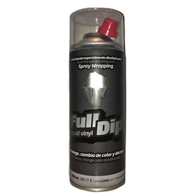 Afbeelding van FullDip Plastidip Achterlicht Smoke Spray Dip 400ml Spuitbus Mat Zwart Black Transparant [Vloeibaar Vinyl Backlight Smokespray]