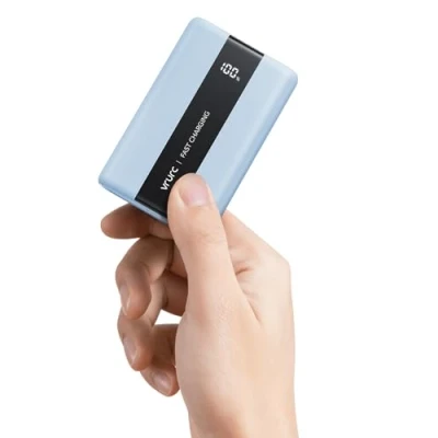 Afbeelding van VRURC Powerbank 20000mAh Snel opladen 22,5 W USB C Power Bank Kleine maar sterke externe batterij voor mobiele telefoon PD QC3.0 Compatibel met iPhone, Samsung, Huawei, iPad, Switch (blauw)