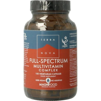 Afbeelding van Terranova Full spectrum multivitamin complex 100 capsules