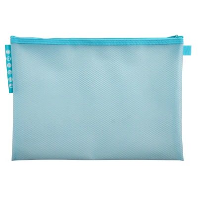 Afbeelding van Exacompta Ref. 37150E EVA etui met rits zacht en stevig materiaal om benodigdheden, schoonheidsaccessoires in op te bergen Pastel Chromaline A4 3 willekeurige kleuren