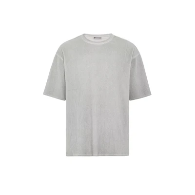 Afbeelding van dandalo Tshirt basic, Heren, Maat: Medium, Grey