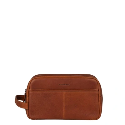 Afbeelding van Burkely Antique Avery Toiletry Bag cognac