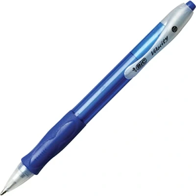 Afbeelding van BIC Velocity intrekbare balpen, medium punt (1,0 mm), blauw, 36 stuks