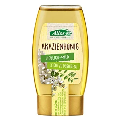 Afbeelding van Allos Acaciahoning in dispenserfles (250 g) biologisch