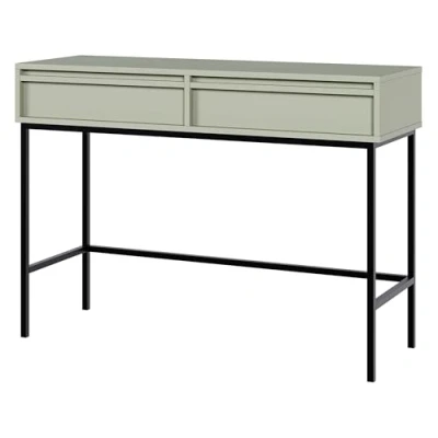 Afbeelding van Selsey Evo Make uptafel, 110 cm, met laden en frame, saliegroen