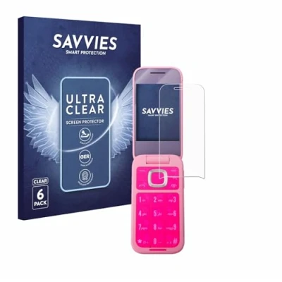 Afbeelding van Savvies Screenprotector voor HMD Barbie Phone Folie Beschermfolie transparant (6 Stuks)