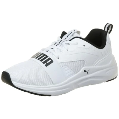 Afbeelding van Puma Basket À Lacets Softride Wired Sneakers laag, Heren, Maat: 40, Blanc noir Textiel