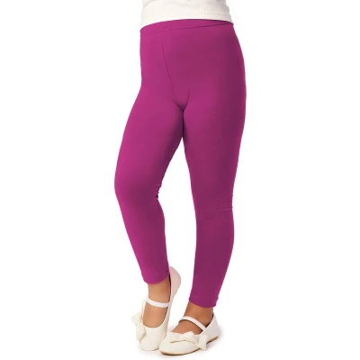Afbeelding van Merry Style MS MS10 130 LE Meisjes Lang Leggings Sport Vrijetijdsbroek Viscose Sporbroek Yogabroek Fuchsia2 140