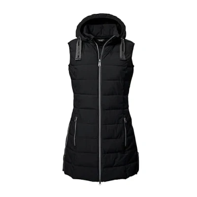 Afbeelding van Giga by Killtec Winterjas Bodywarmer 41774 zwart lang model padded 40