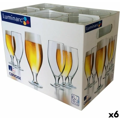 Afbeelding van Bierglas Luminarc Spirit Bar Transparant Glas 500 ml 6 Stuks (Pack 6x)